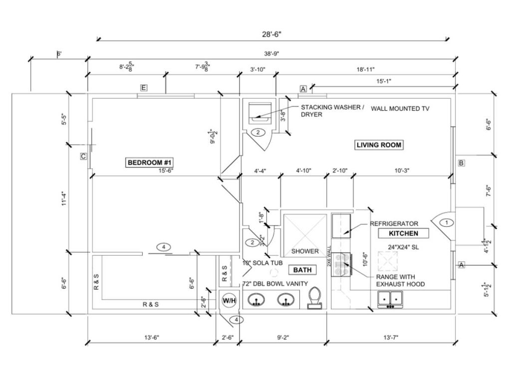 Guest home or Casita floor plan by CactusNectar LLC