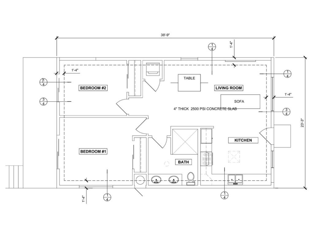 Guest home or Casita floor plan by CactusNectar LLC