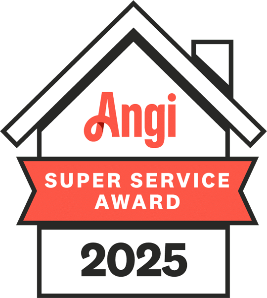 Angi Super Service Award 2025 grated to CactusNectar LLC