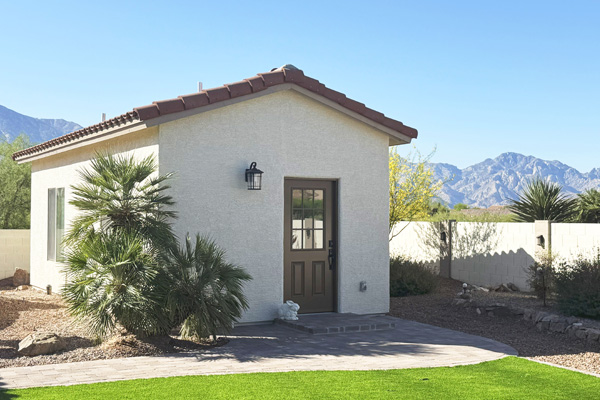 Guest home with mountain views, project finished by CactusNectar LLC