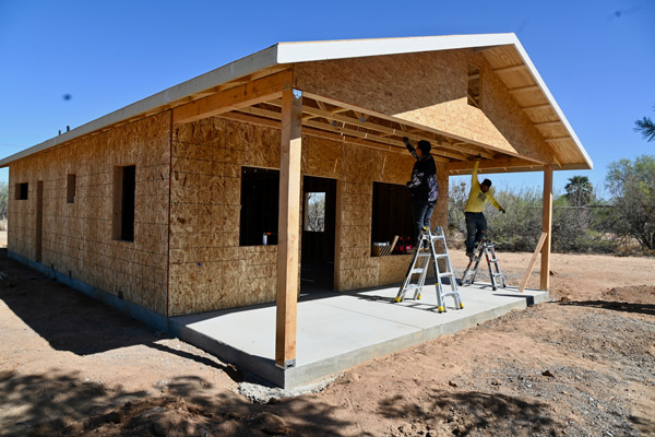 Guest home under construction by CactusNectar LLC, a residential general contractor in Tucson and Phoenix