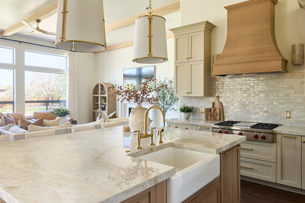 Kitchen and living room remodeling project performed by CactusNectar LLC